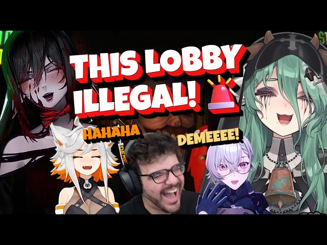 THIS R.E.P.O. LOBBY IS ILLEGAL 🚓🚨 ft. Layna, Ray, Saruei, Deme & Crelly