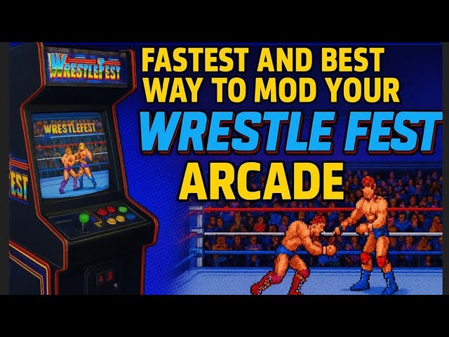 Fastest and Best Way to Mod Your WrestleFest Arcade | ShowtimeArcadeMods Ultra Kit