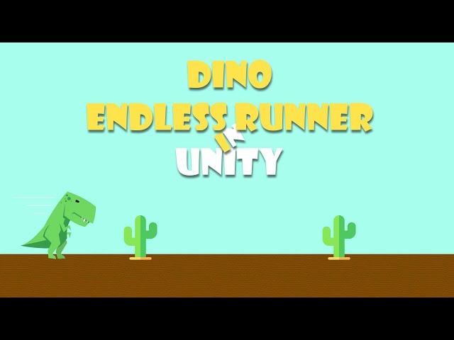 How to Make 2D Endless Runner Game in Unity - Beginner Friendly - Dino Game