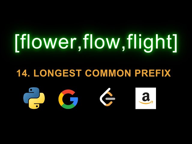 14.  Longest Common Prefix | Leetcode
