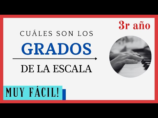 🔴 ¿Cuáles son los GRADOS DE LA ESCALA?📕