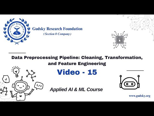 Data Preprocessing Pipeline: Cleaning, Transformation, and Feature Engineering