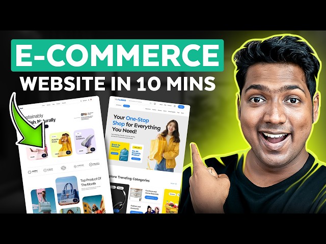 How to Make an E-Commerce Website in 10 Minutes | 2026 (Simple & Easy)