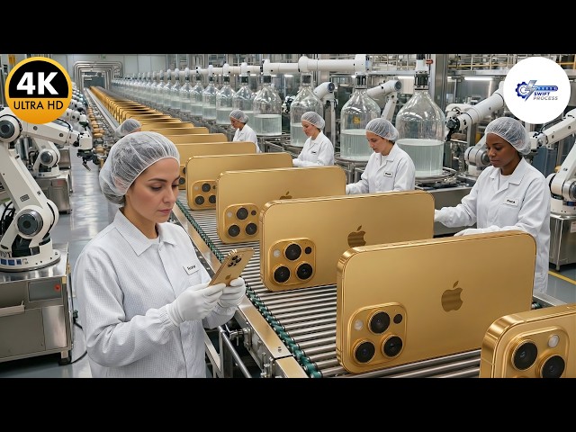 Inside the Factory: Making the Limited 24K Gold iPhone 17 Pro Max (Full Process)