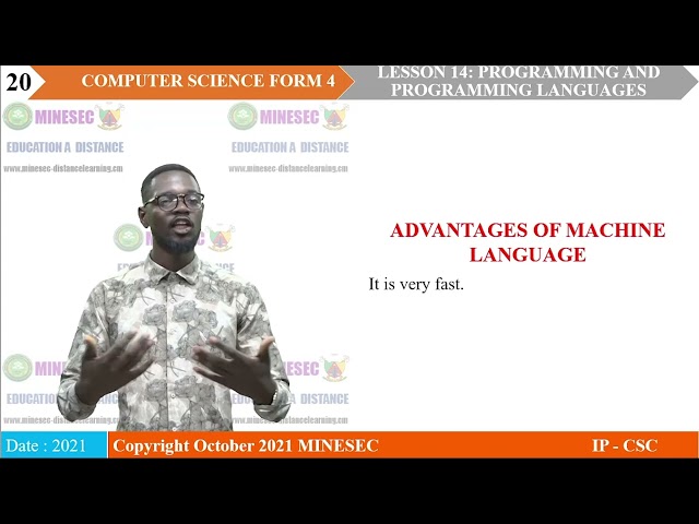 IP-INFO Computer science Form 4 Lesson 14 Programming and programming languages