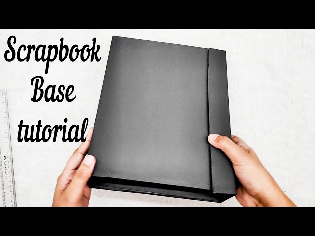 How to make a scrapbook base | valentines day scrapbook video | tutorial