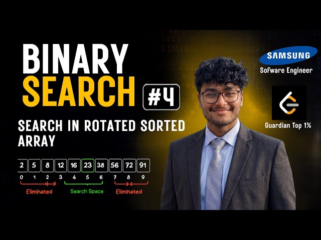 Search in Rotated Sorted Array | Binary Search #4 | Leetcode 33 | DSA | C++