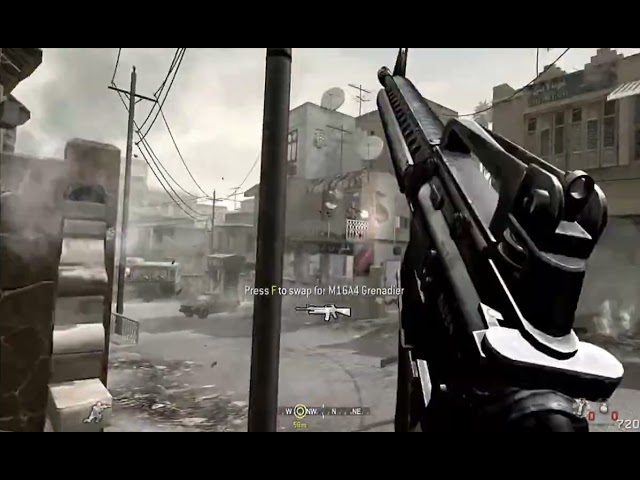 Unforgettable Call of Duty 4: Modern Warfare. Insane eliminations and war scenes.