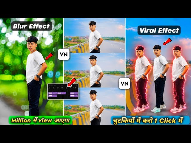VN App Se Viral Video Editing Kaise Kare 2026 | Slow + Fast + Blur + Shake Effect Tutorial Hindi