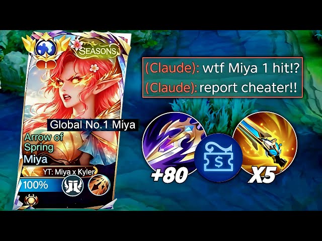TOP 1 GLOBAL MIYA BEST GUIDE TO RANK UP FASTER IN 2026! (ONE SHOT TRICKS) 100% RECOMMENDED!!!
