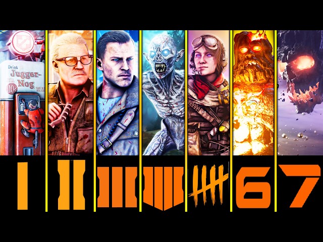 ⭐ZOMBIES SUPER EASTER EGG SPEEDRUN⭐ALL DLC1 MAPS⭐Call of Duty Black Ops 1/2/3/4/5/6/7 Zombies ⭐Day 1