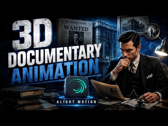 How to Create CINEMATIC 3D Documentary Animation on Mobile