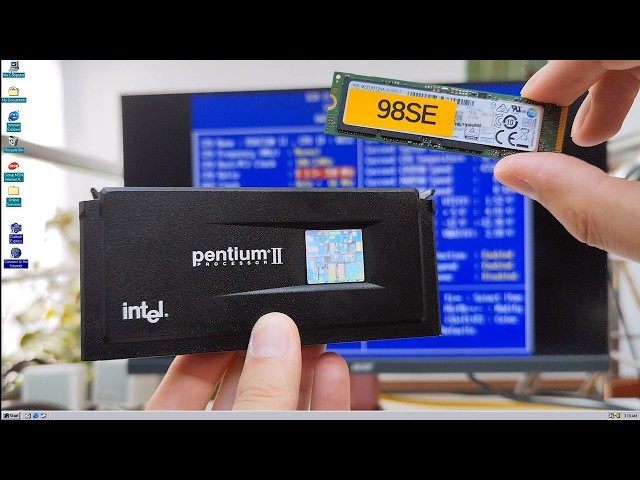 NVMe SSD on a Pentium II?