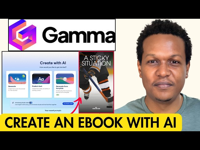 HOW TO CREATE AN EBOOK ON GAMMA AI