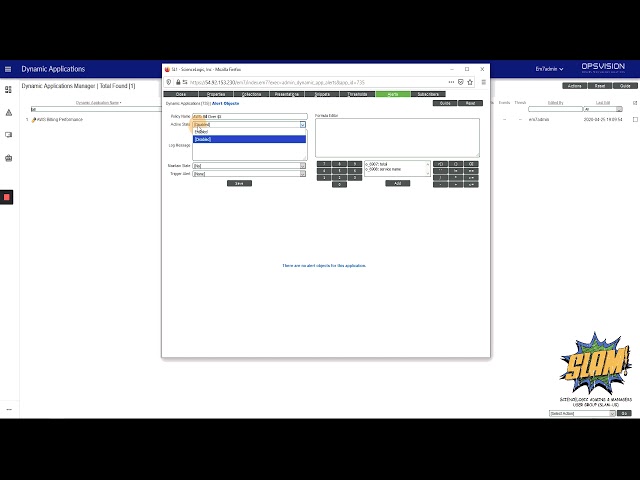 (1 of 4) Creating Alerts for Dynamic Apps in ScienceLogic SL1