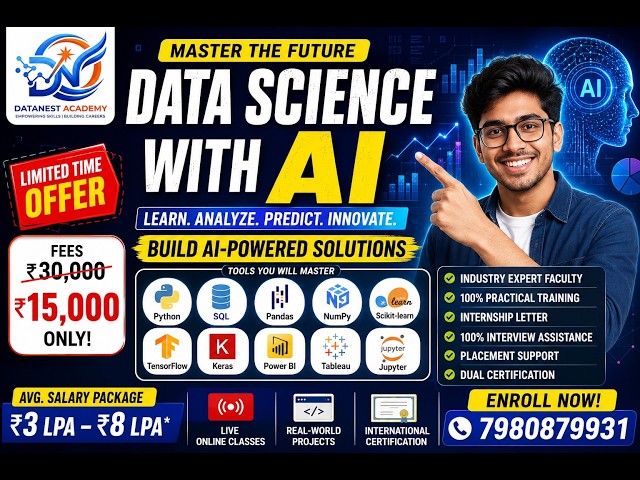 🚀 Data Science with AI Course | Datanest Academy