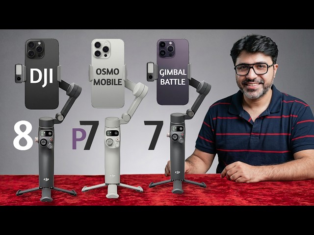 DJI Osmo Mobile 8 vs 7P vs 7 | Best Smartphone Gimbal in 2026