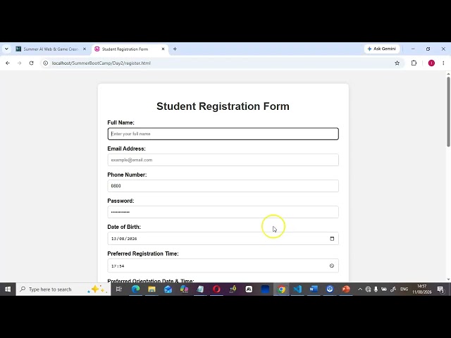 Understanding HTML Form