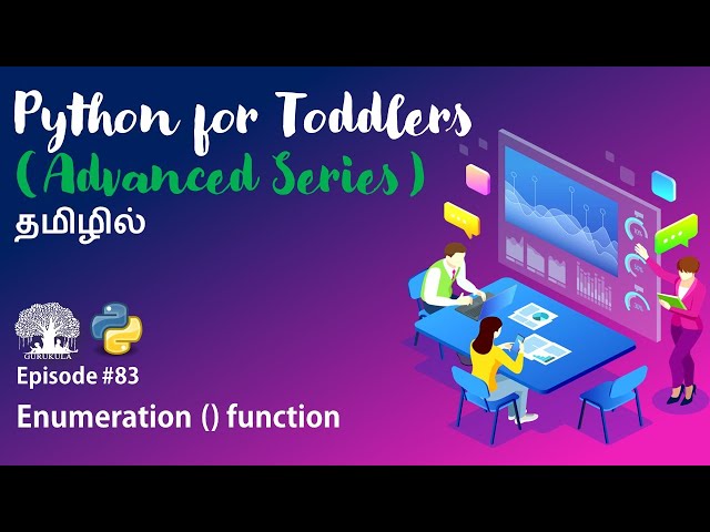 Learn Python programming in TAMIL | Enumeration () function | [Tamil]