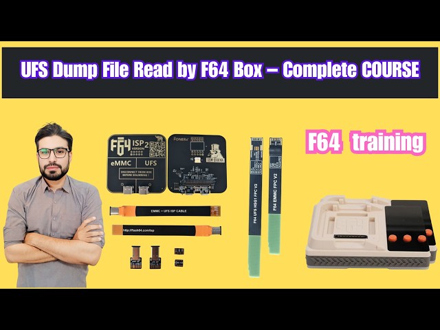 UFS Dump File Read by F64 Box FULL COURSE | Complete Deep Knowledge ZTA Mobile Repairing Institute