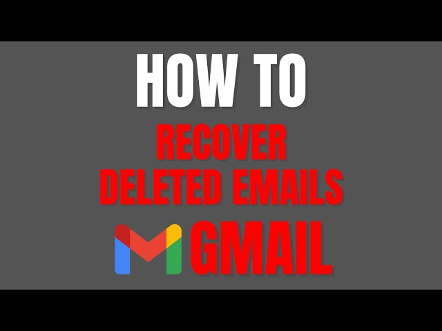 How to Deleted & Recover Emails in Gmail from Computer in 2026