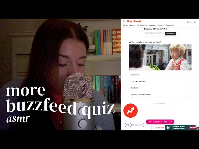 asmr | answer some more buzzfeed quizzes with me (pub trivia, movies, celebs)