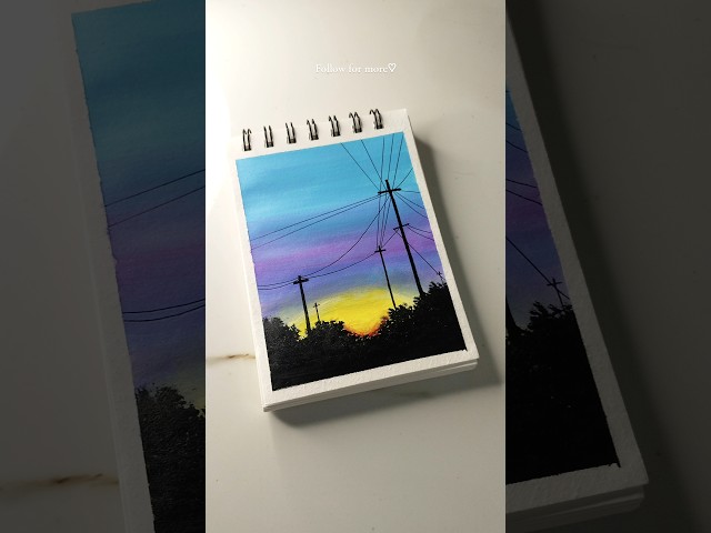 Easy painting ideas 😍💡✨#shorts #acrylicpainting #painting #youtubeshorts #art