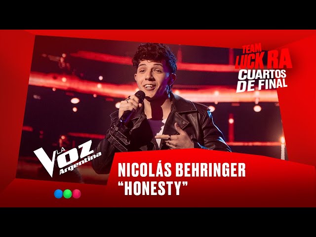 Nicolás Behringer - "Honesty" - Team Luck Ra - Cuartos - La Voz Argentina 2025