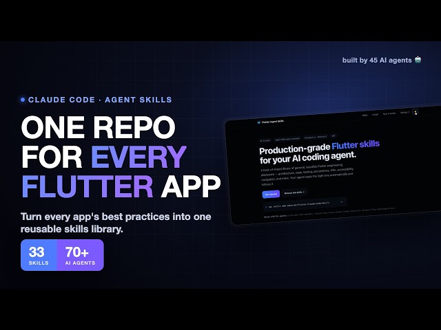 The Claude Code Skills I Reuse in EVERY Flutter App | My 50 Apps Challenge