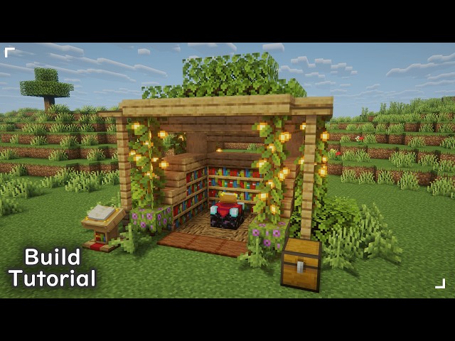 🪾 Oak Enchantment Stand 🪄 | Minecraft Build Tutorial