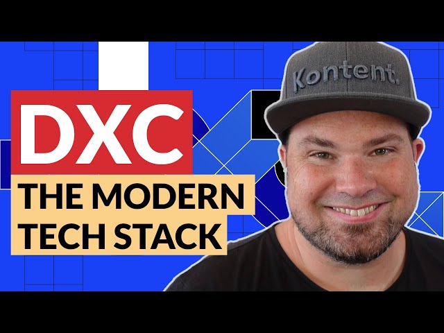 JamstackConf talk: DXC, the modern tech stack