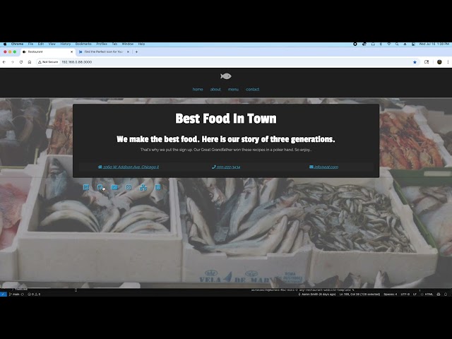 Any Restaurant Template - JavaScript Lesson 9 -   More building JSON objects with  an HTML form.