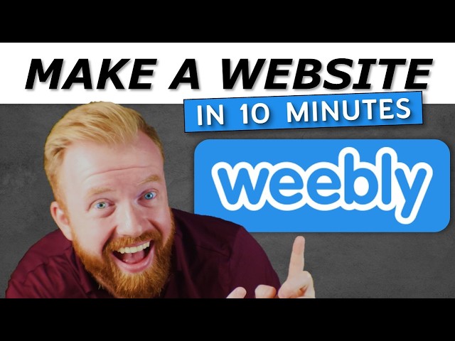 Build A Website in 10 Minutes | Step-by-Step Weebly | 2026 Tutorial for Beginners