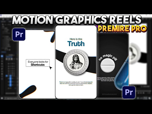 Modern Motion Graphics Reels in Premiere Pro Full Step-by-Step Tutorial