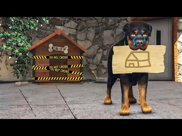 GTA 5 - Chop LEFT His House and FRANKLIN Was Too Late - A Painful Moment