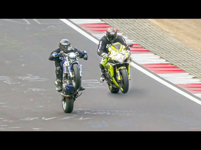 Los MOTEROS Más LOCOS del Nürburgring! Velocidad INSANA