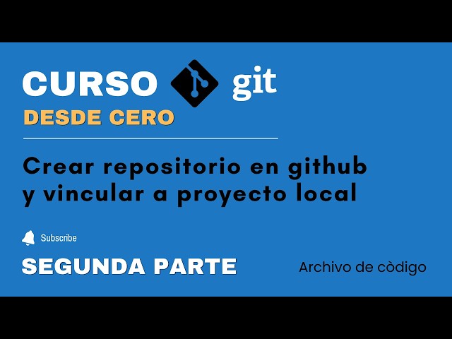 2 Create a repository on Github and link it to your local machine