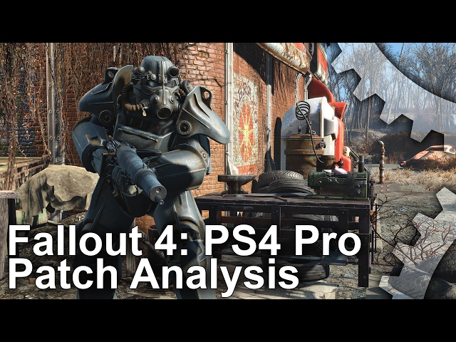 [4K] Fallout 4: PS4 Pro Patch Analysis + Boost Mode Frame-Rate Test!