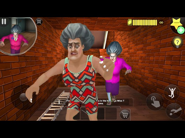 Scary Teacher 3D -New Update New Special Levels Control Mr Grumpy Secret Room (Android, iOS)