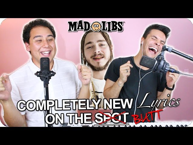 Post Malone - "Better Now" MadLibs Cover (LIVE ONE-TAKE!)
