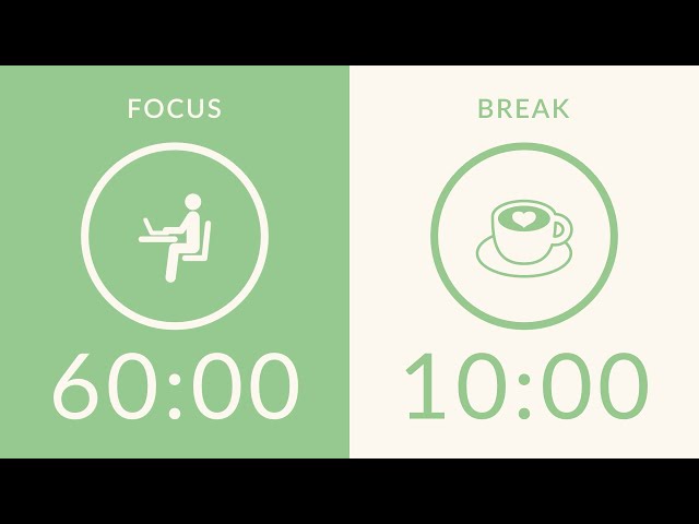 60/10 Pomodoro Timer | No Music 💚 Bell Only | 8-Hour Study With Me for Deep Focus 🍵
