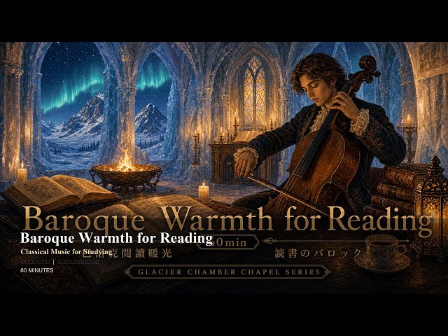 Baroque Warmth for Reading 60min | Classical Music for Studying