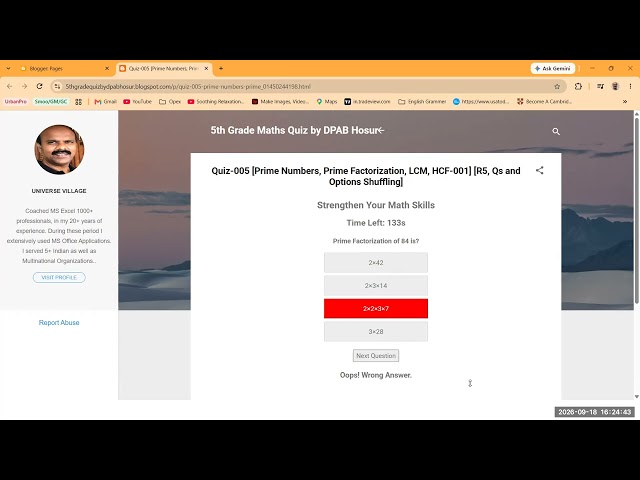 Learn HTML in 90 Days - FISHER YATES Shuffle Algorithm