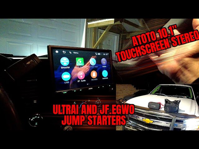 Atoto F7 10.1" Touchscreen stereo and 2 Jump pack reviews
