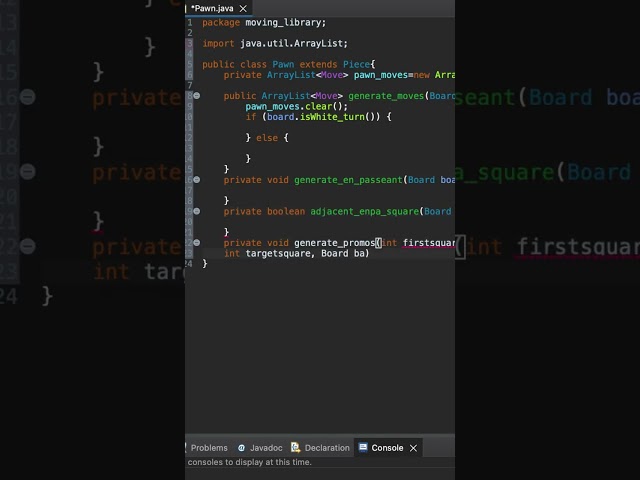 ASMR Coding Chess in 15 seconds: The pawn