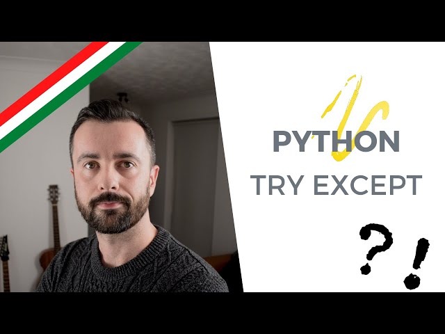 Python Try Except – Python tutorial magyar felirattal – CodeBerry Programozóiskola