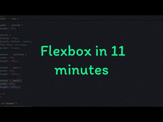 Master CSS Flexbox in Just 11 Minutes | Real-World Project