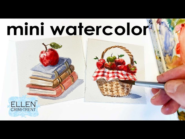 mini watercolor tutorial