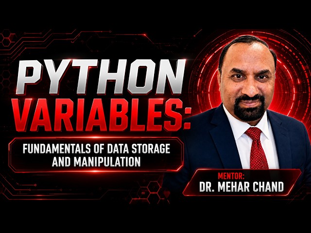 Python Variables: Fundamentals of Data Storage and Manipulation | AI | Data Science | ML | |DL |