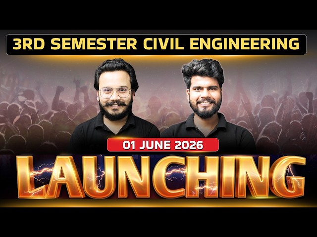 🔥Launching | 3rd Semester Civil Engineering | @gtechpoly